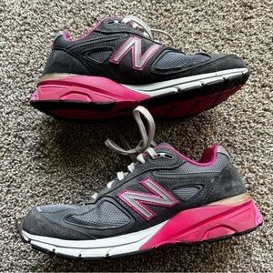 New Balance 990v4 Women’s Sneakers Size 8.5 EU 40 Pink Grey